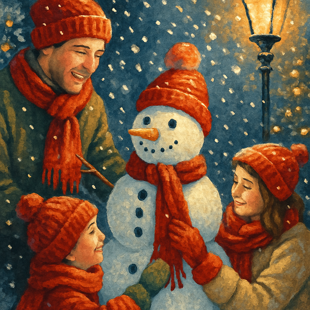 Silent Snowfall Symphony DIY paint by numbers