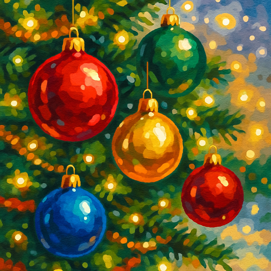Whimsical Ornament Wonderland Painting by numbers kit