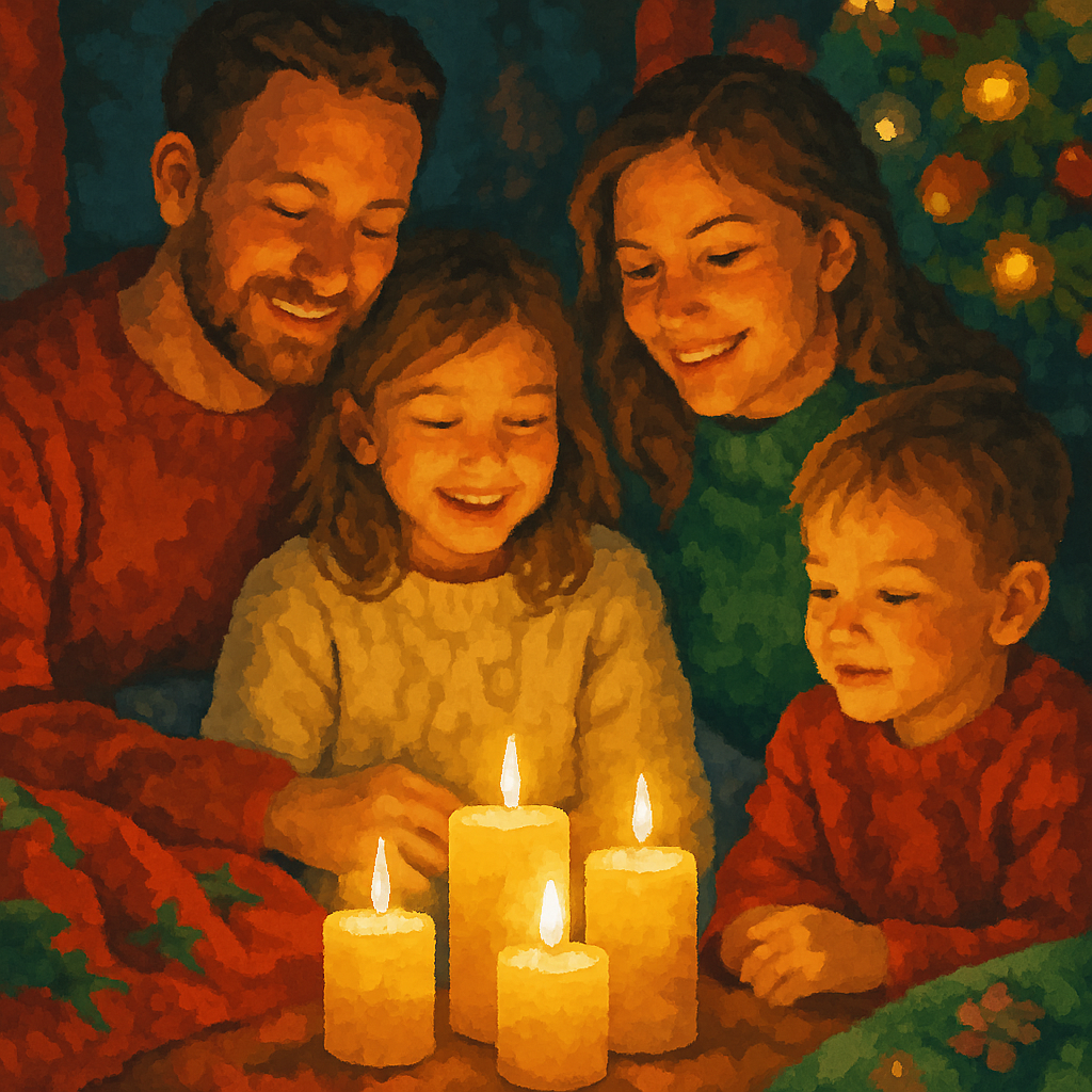 Candlelight Cozy Moments Painting by numbers kit