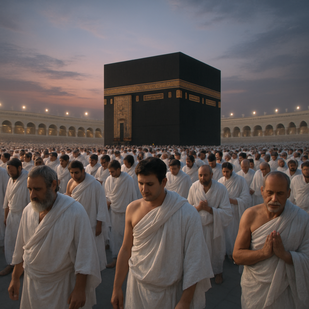 Hajj Pilgrim Gathering painting number kit