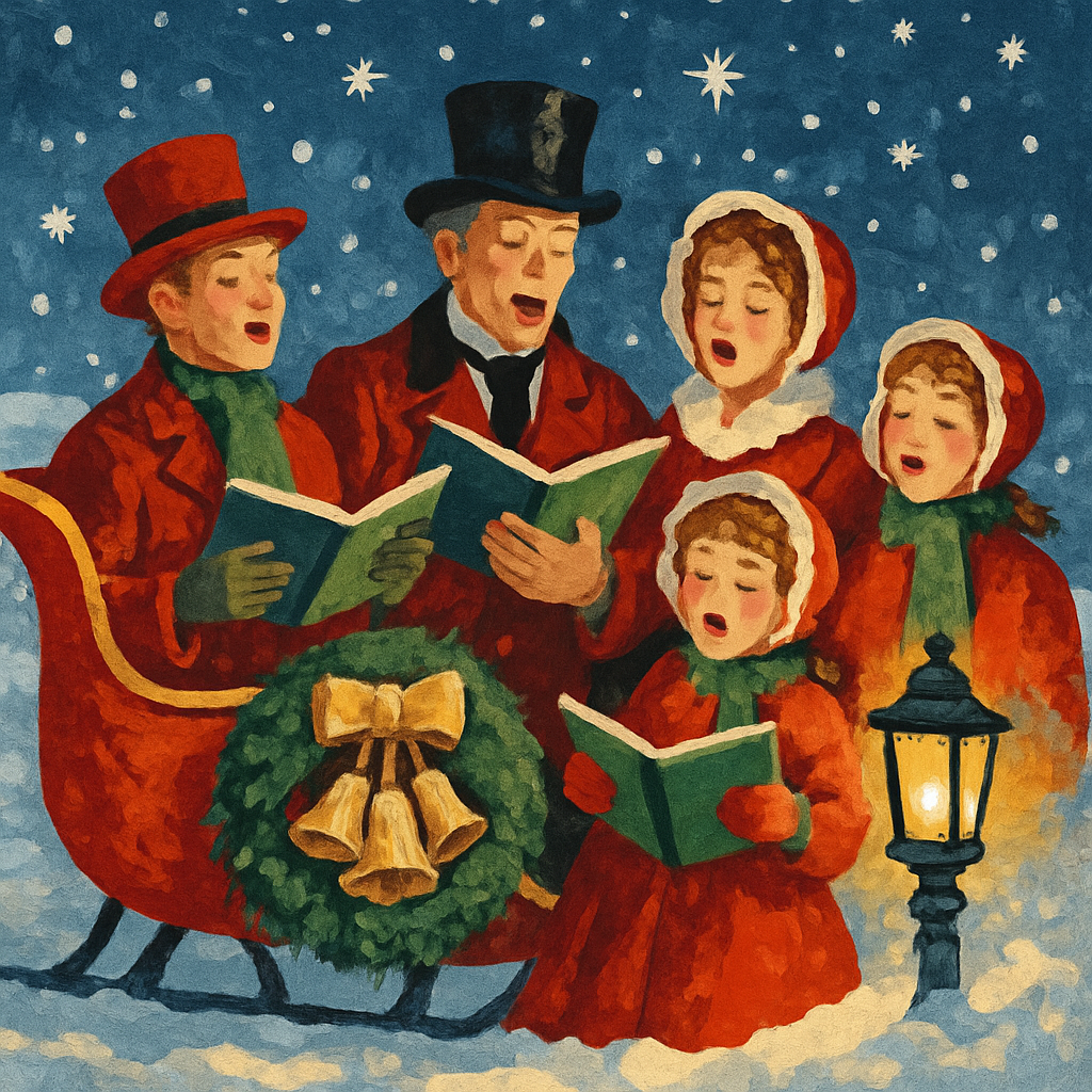Starlit Sleigh Serenade DIY paint by numbers