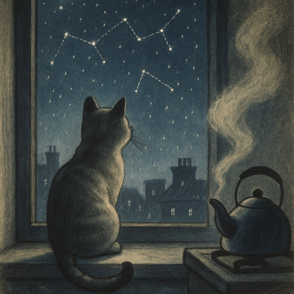 Cat Moonwindow Whisker Tales Paint by numbers art