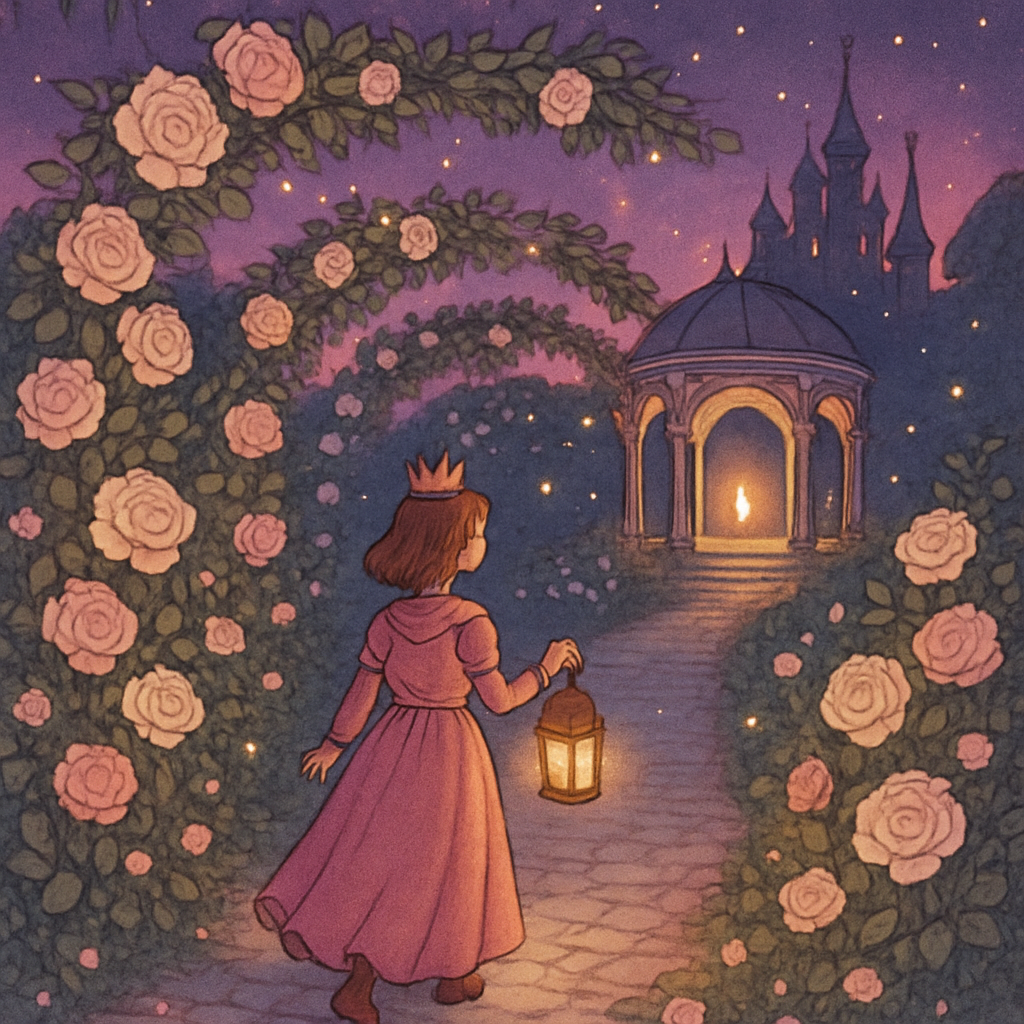 Princess Starbound Garden Path Numbered painting kits