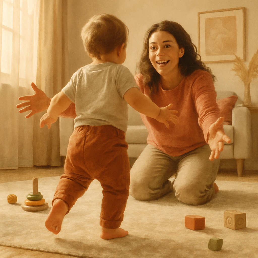 First Steps Proud Moment Number painting