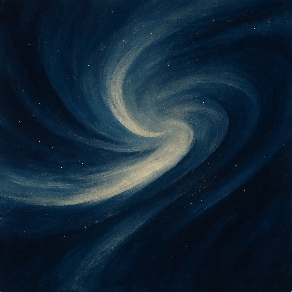 Abstract Celestial Drift paint by color
