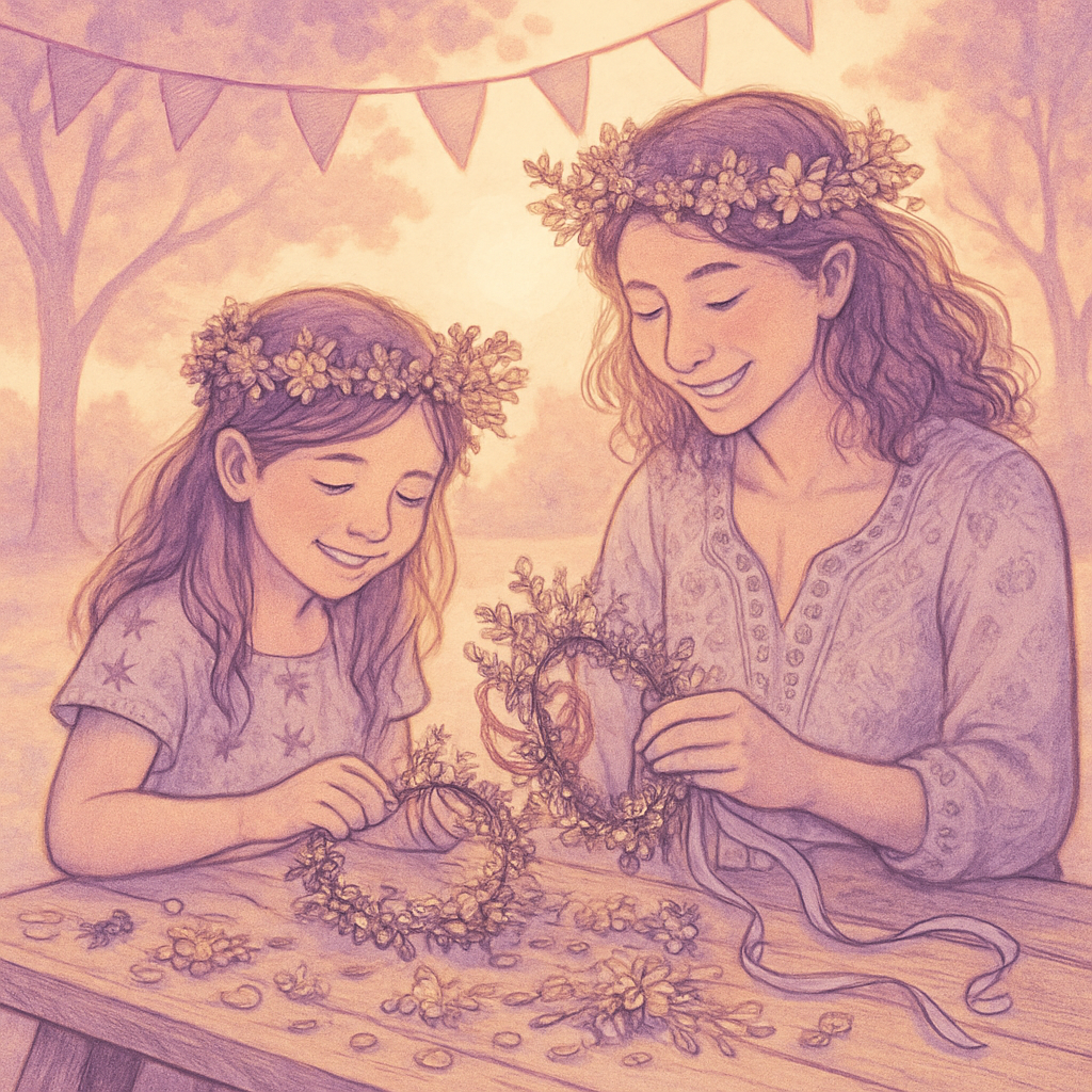 Flower Crown Workshop paint by number