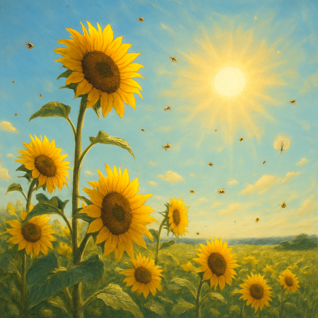 Sunflower Solar Drift Sunflower paint by color