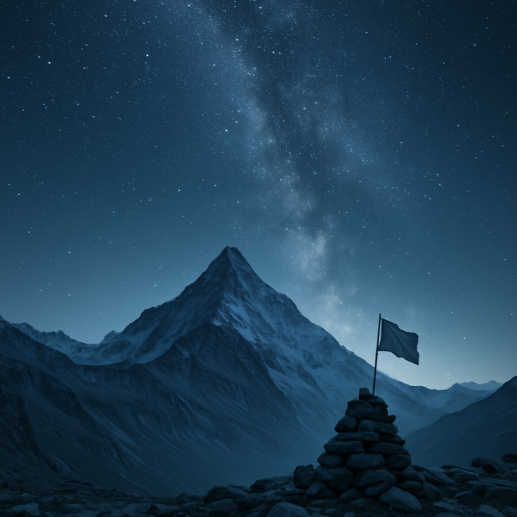Mountain Starborne Ridge Mountain Painting by numbers kit