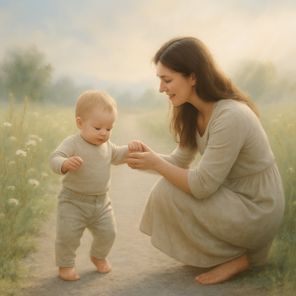 Guiding Light On First Steps paint by color
