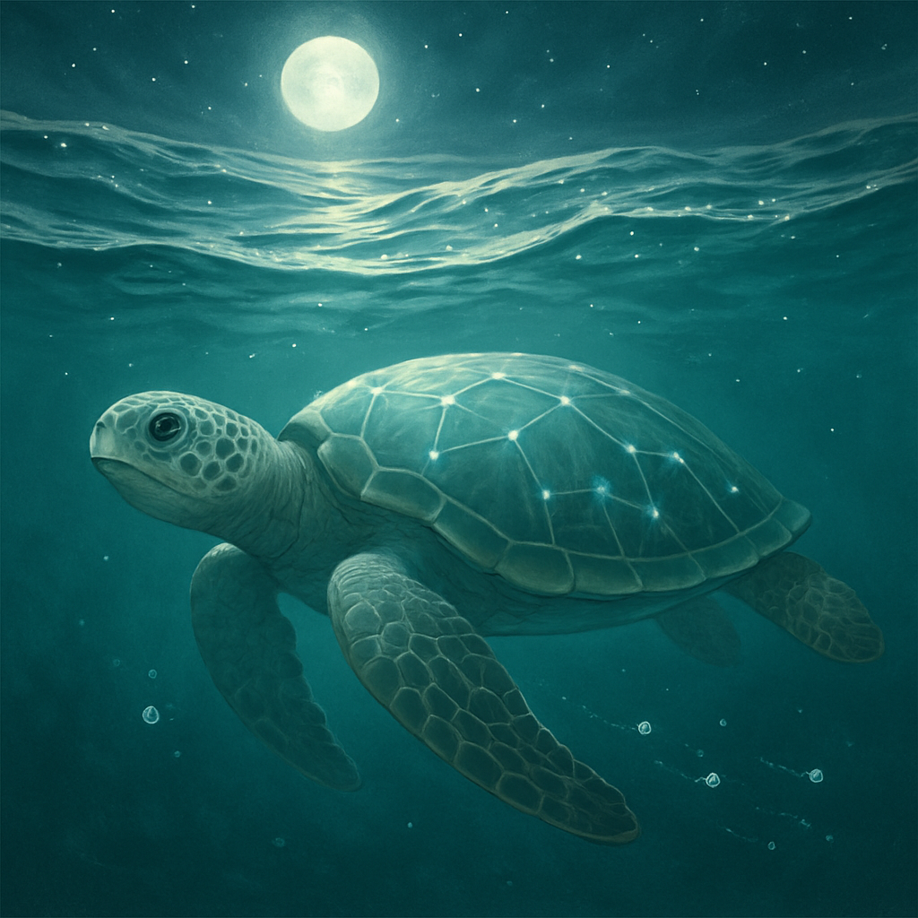 Turtle Tidal Star Drift Turtle paint by color