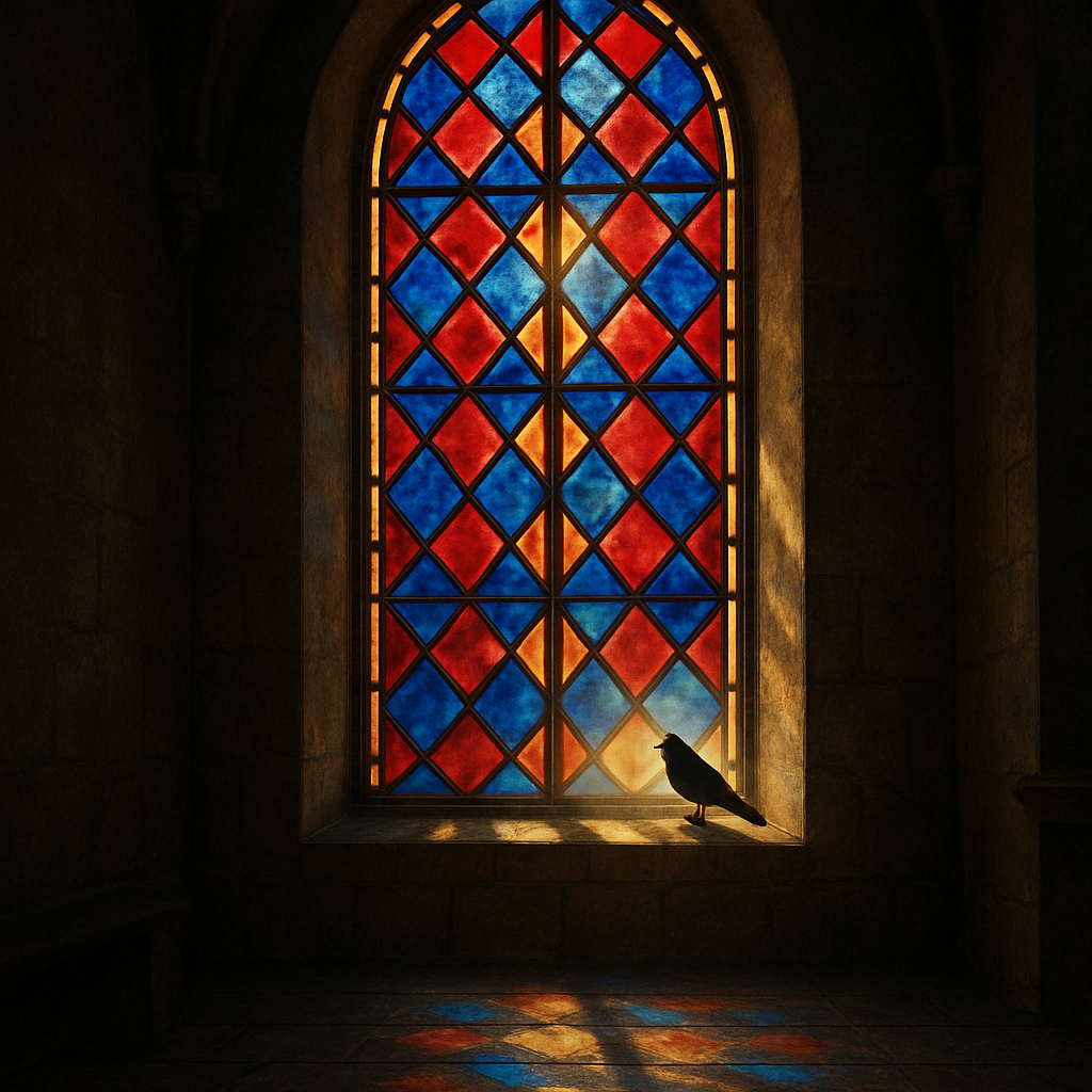 Stained Glass Morning Reverie painting number kit