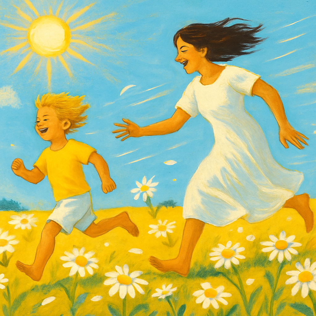 Field Of Daisies Playtime Paint by numbers kits