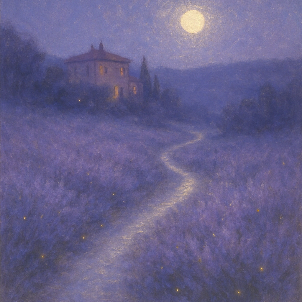 Tuscany Lavender Moonpath Paint by numbers art