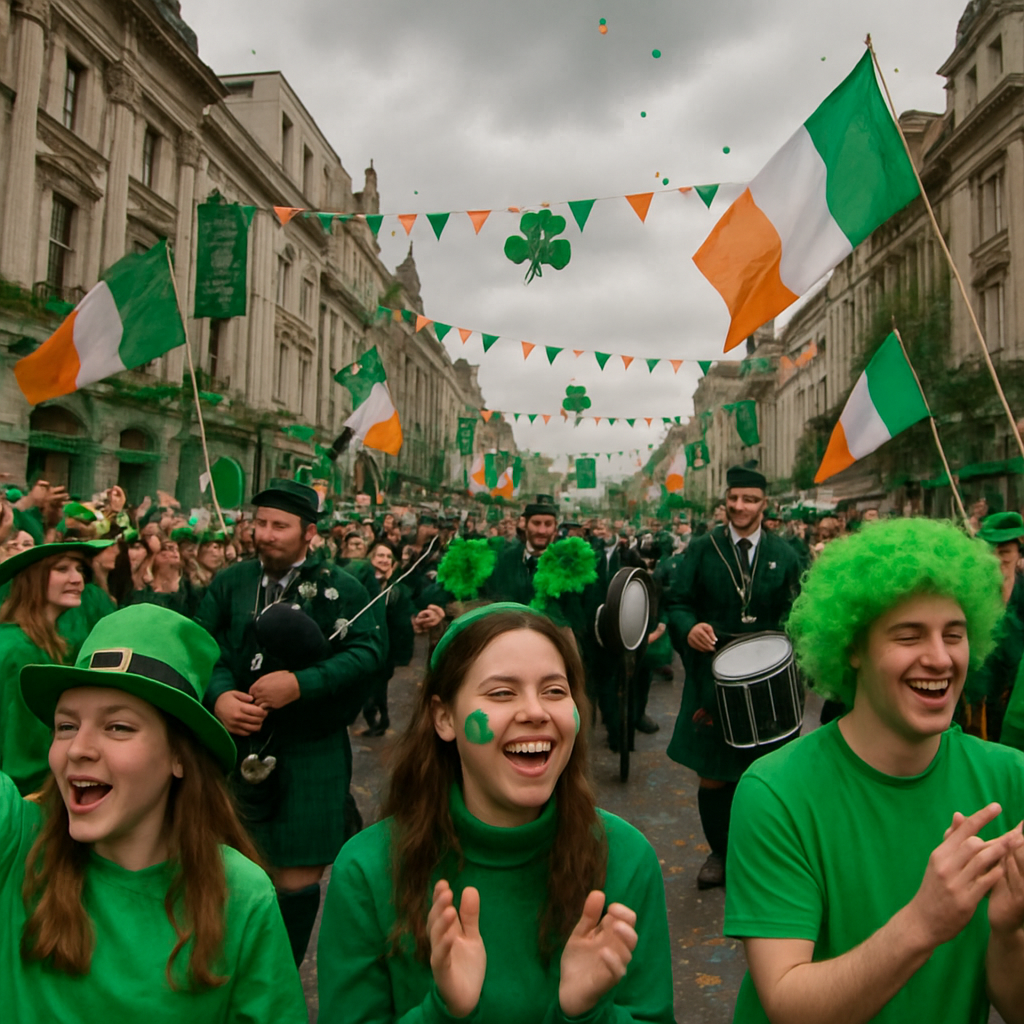 St. Patrick’s Day Parade Dublin painting number kit