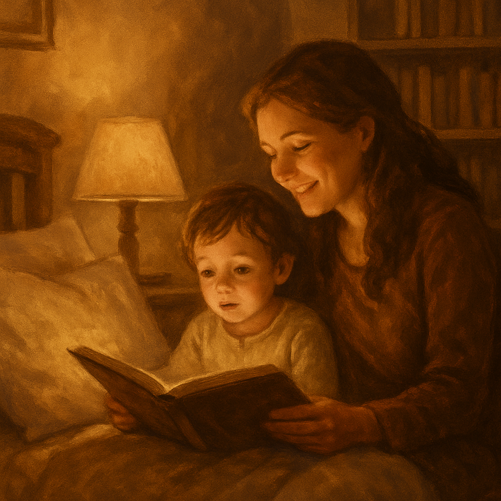 Bedtime Story Together DIY paint by numbers