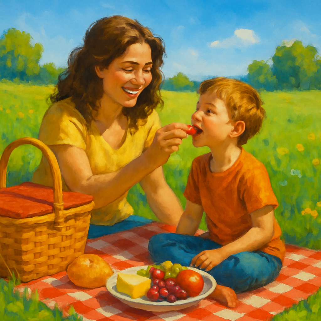 Picnic Joy In The Meadow Paint by numbers kits