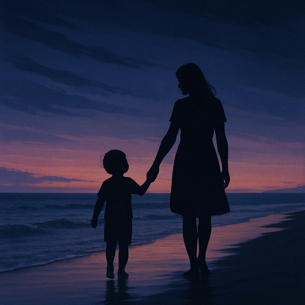Seaside Stroll At Twilight DIY paint by numbers