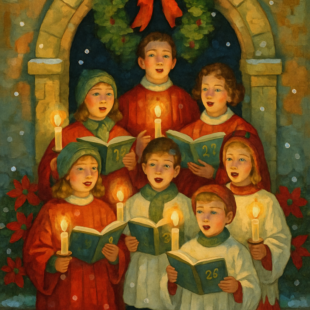 Candle Choir At Midnight paint by numbers