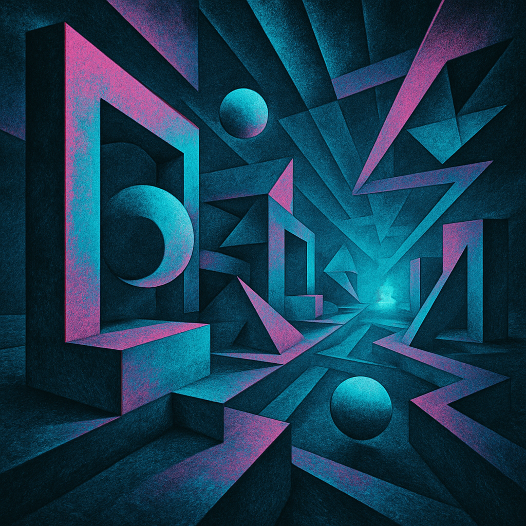 Abstract Cosmic Lattice Painting by numbers kit