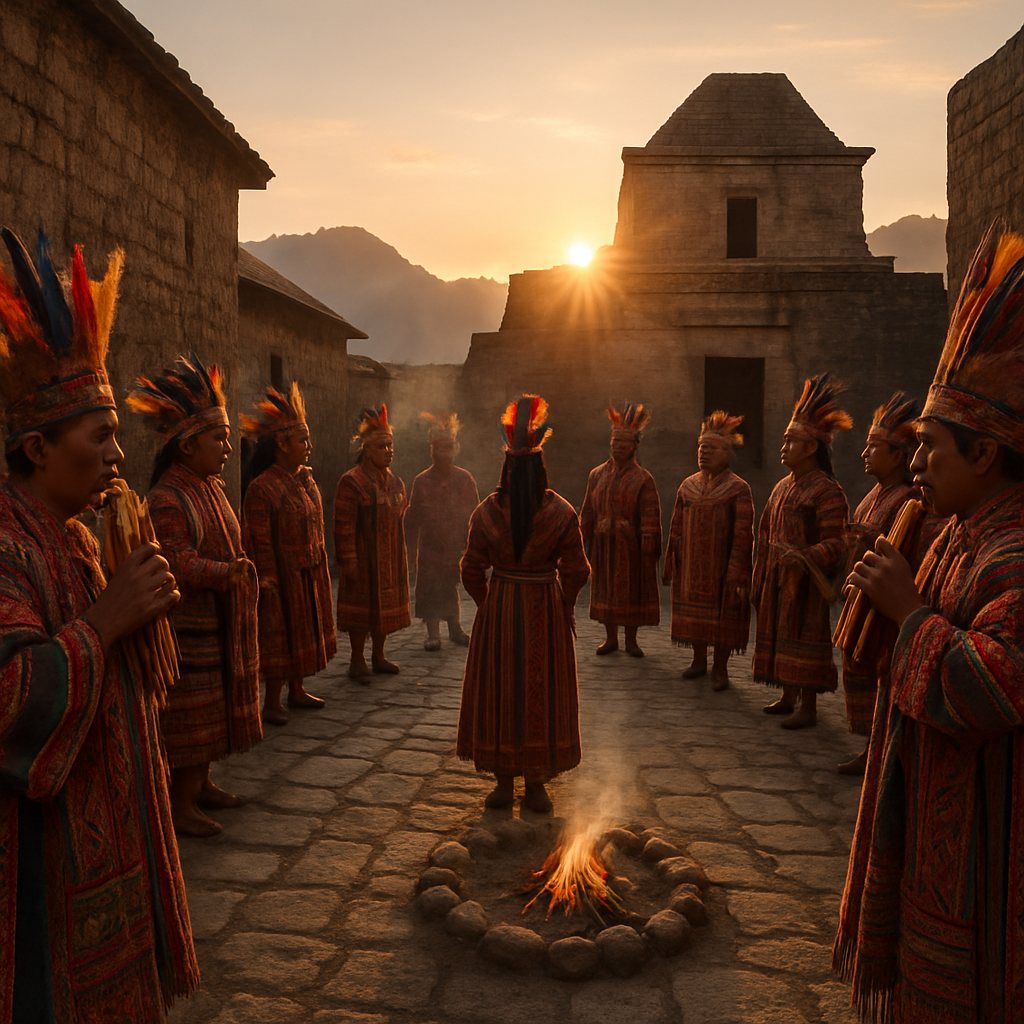 Inti Raymi Sacred Temple Ceremony Paint by numbers kits