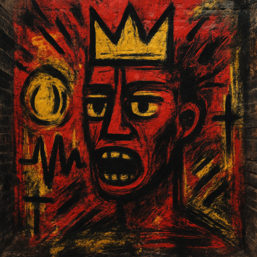 Basquiat Echoes Crownline Numbered painting kits