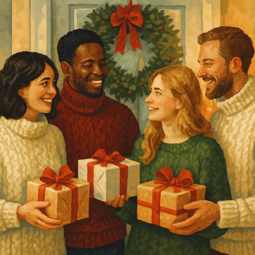 Candles And Wreaths Reverie paint by number