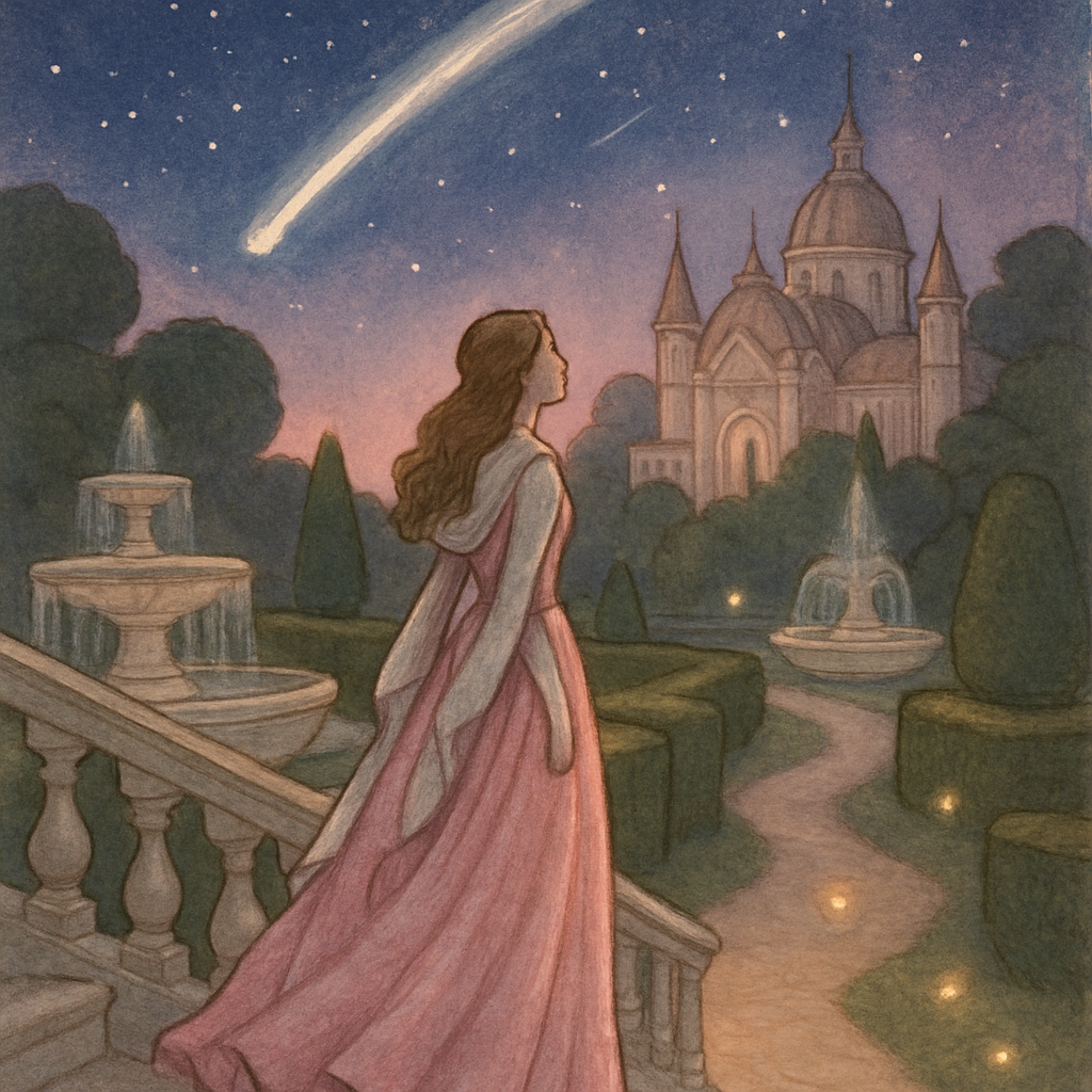 Princess Starcourt Garden paint by numbers