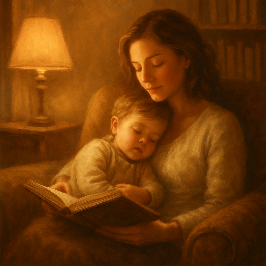 Cozy Bedtime Story Embrace paint by numbers
