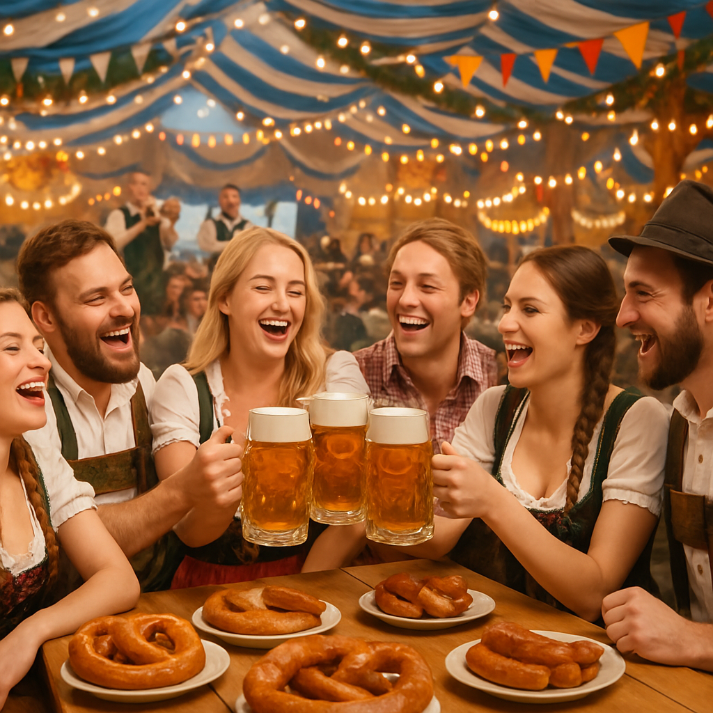 Oktoberfest Beer Celebration Painting by numbers kit