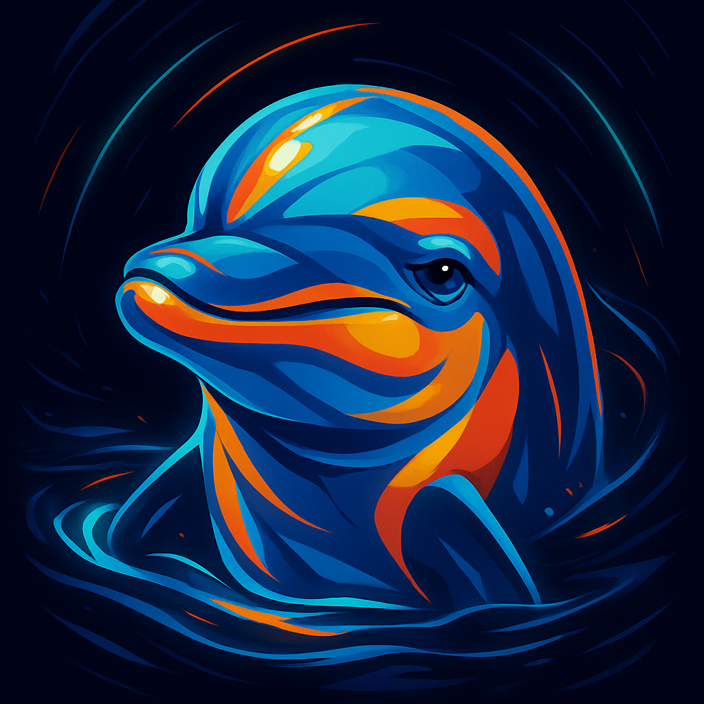 Electric Dolphin Pulse paint by numbers