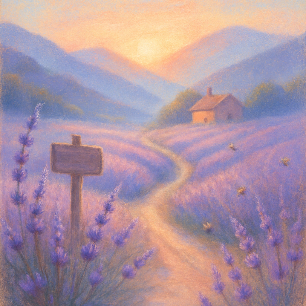 Cerulean Valley Path Numbered painting kits
