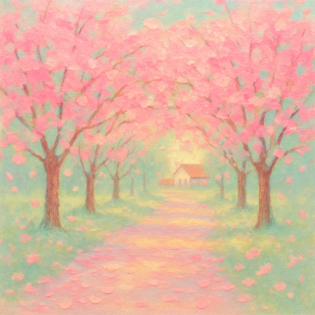 Spring Orchard Reverie Paint by numbers kits