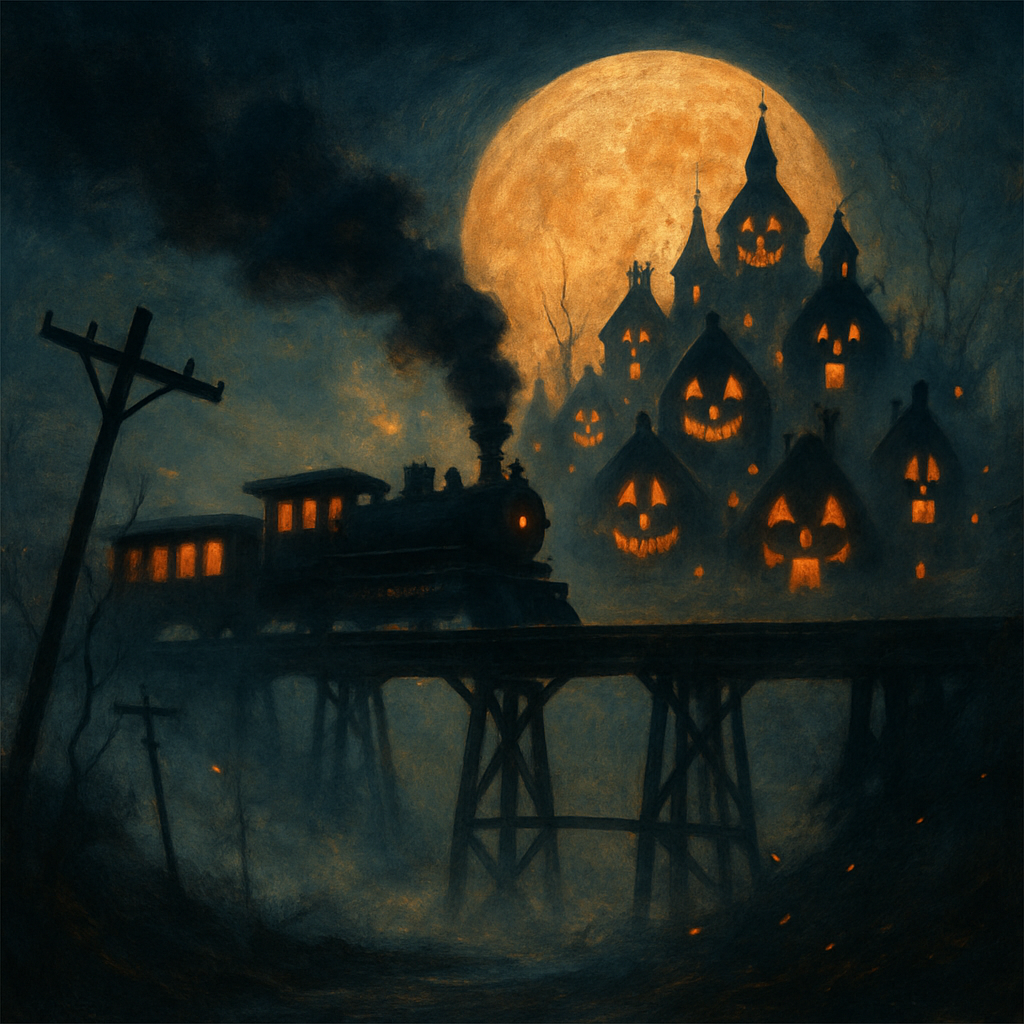 Twilight Train To Hollow End DIY paint by numbers
