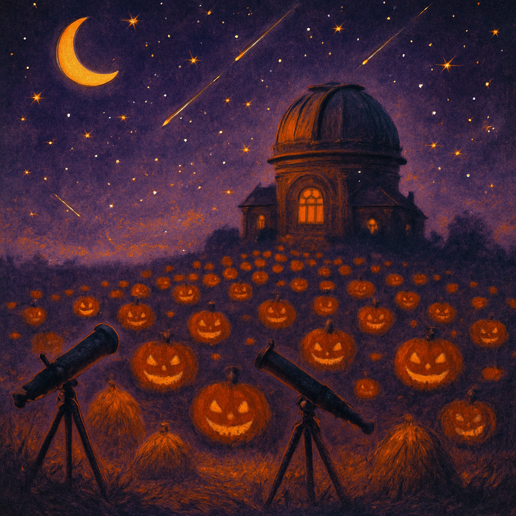 The Ember Field Observatory Number painting
