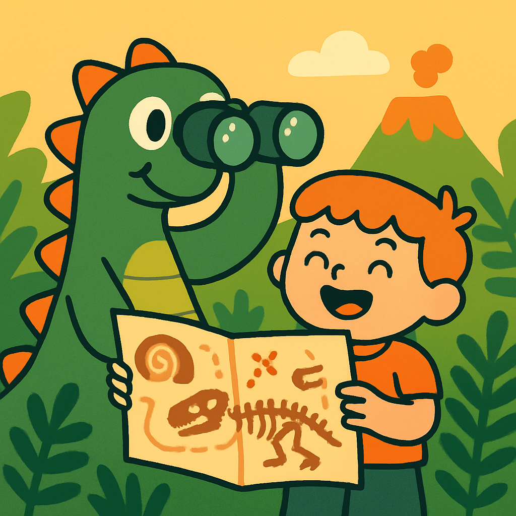 Dino Forest Explorer Club Painting by numbers kit