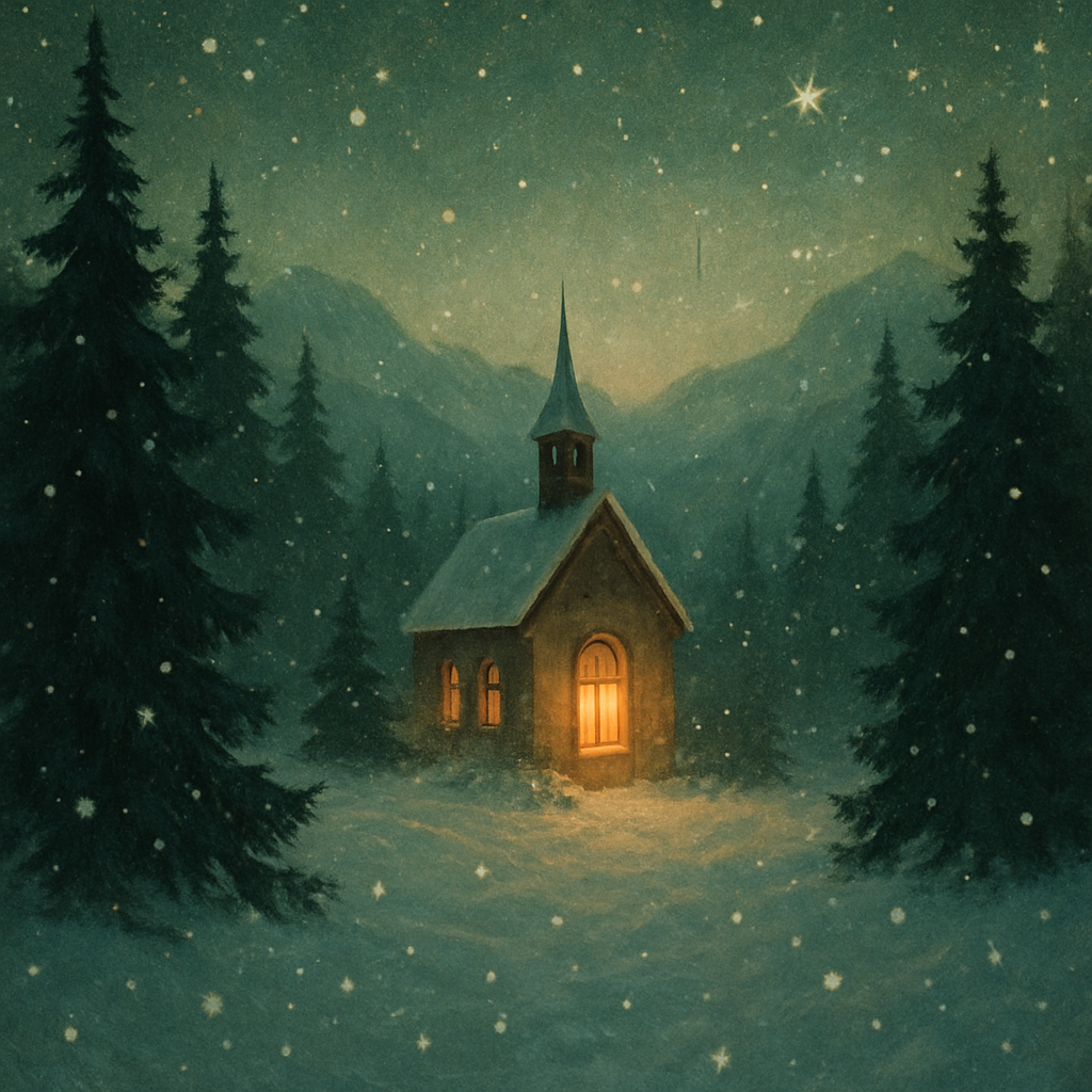 Christmas Fir Glow paint by numbers