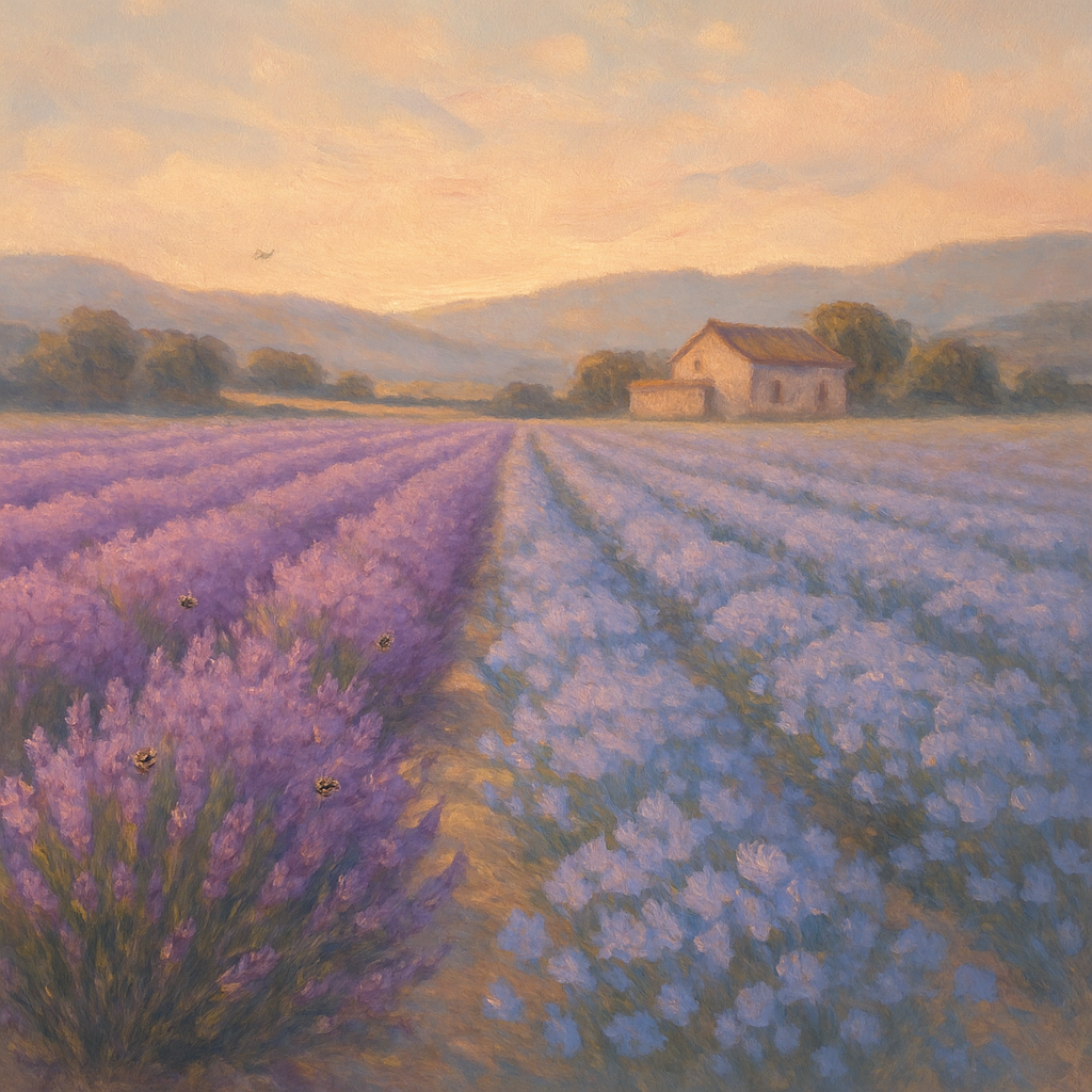 Lavender Field Breeze paint by number