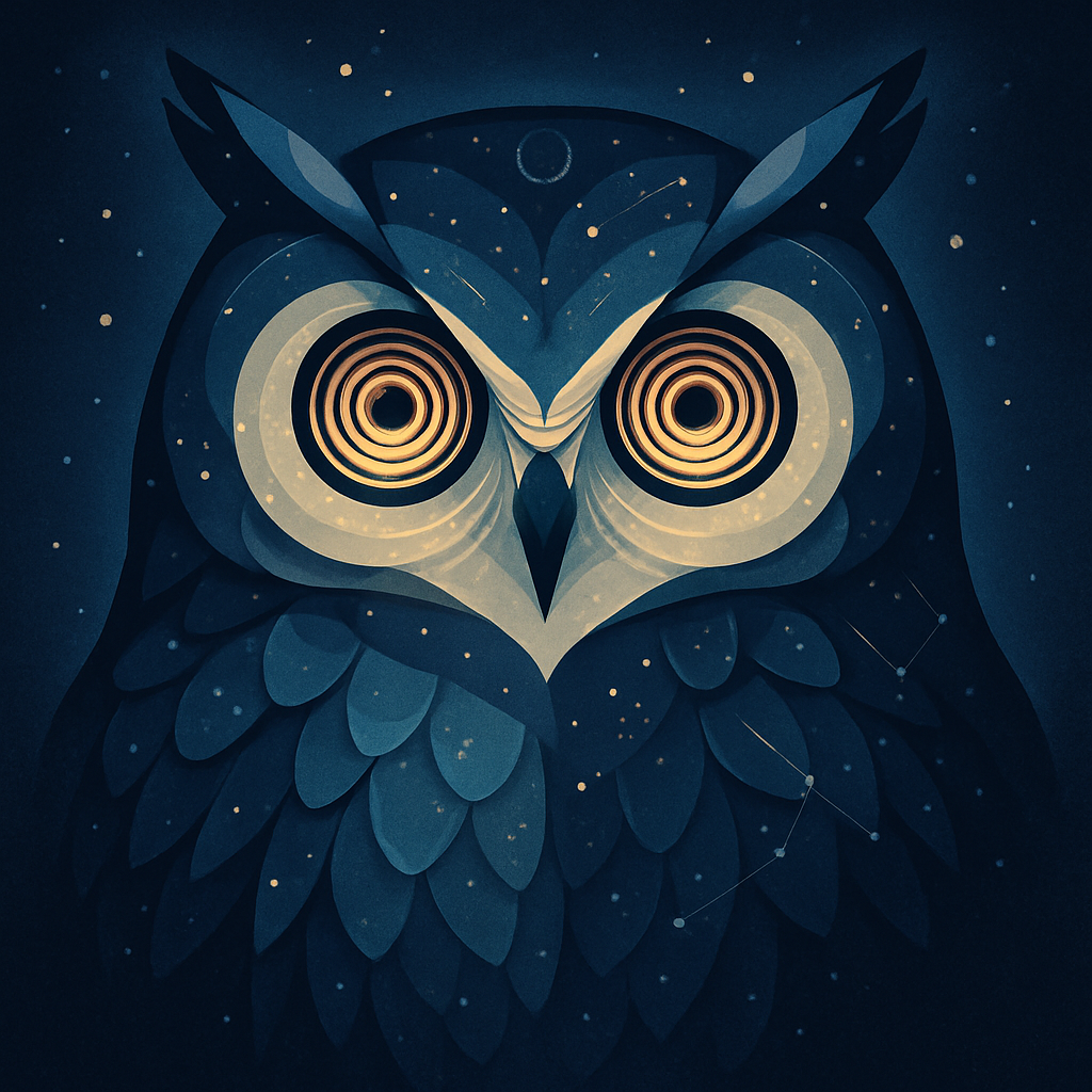 Starlit Owl Constellation Painting by numbers kit