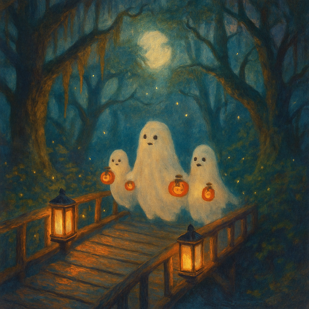 Lantern Bridge To The Little Hollow paint by numbers