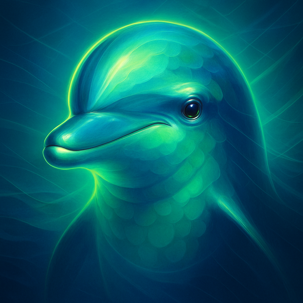 Tidal Dolphin Prism Numbered painting kits
