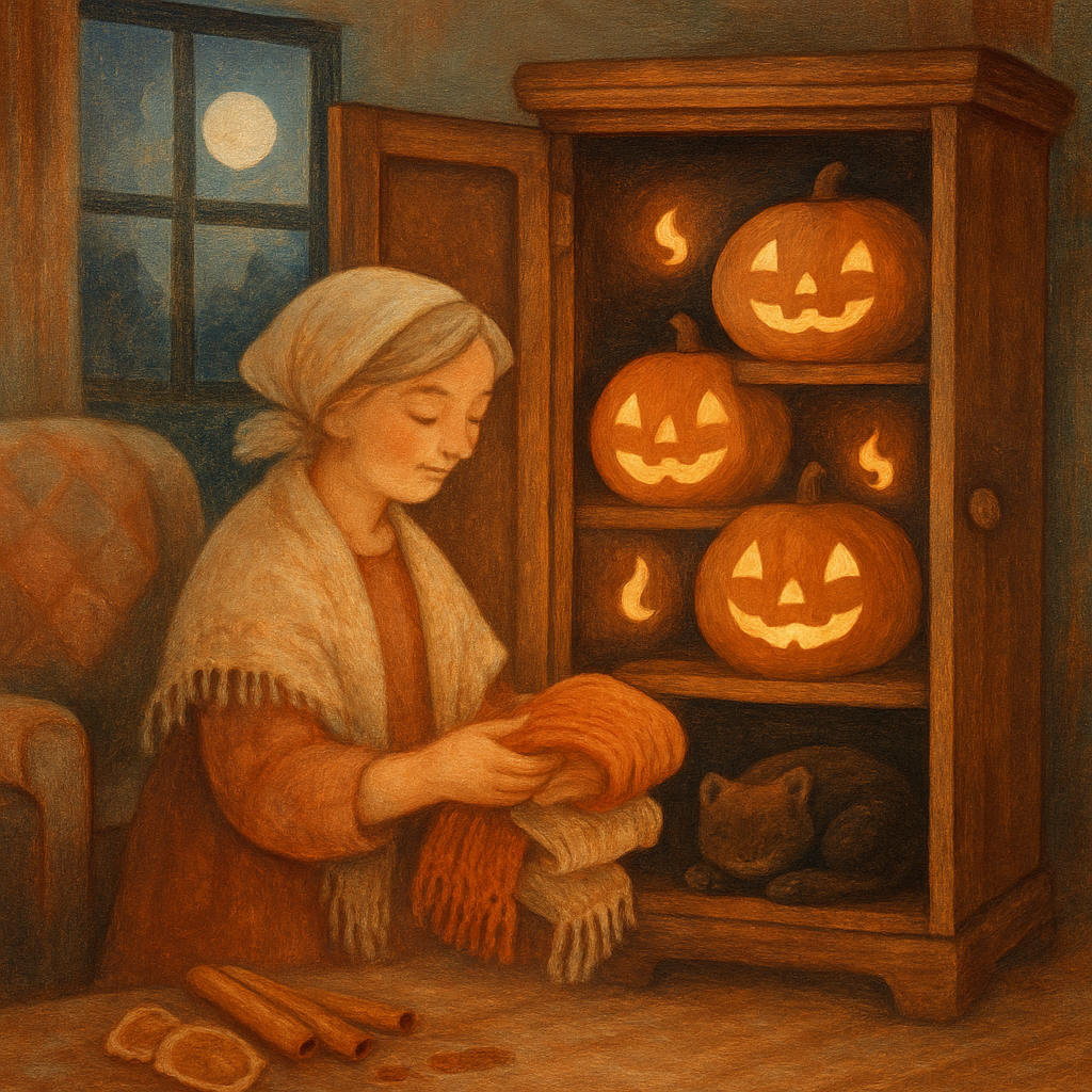 Cupboard Of Cozy Night Spells Number painting