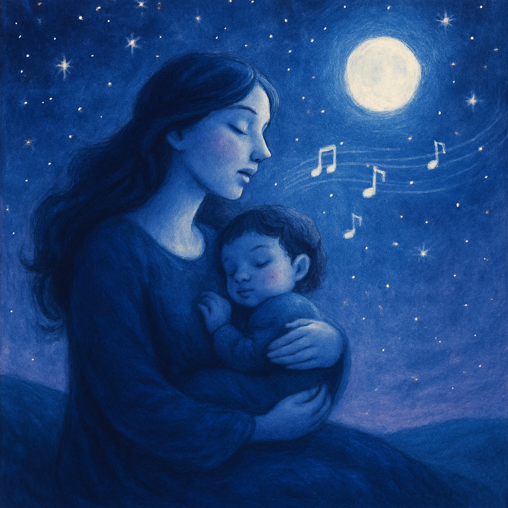 Lullaby Under Starlight paint by number