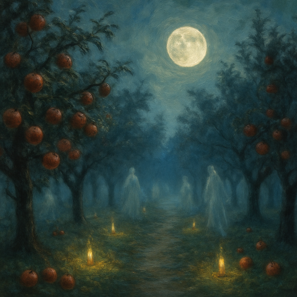 Eerie Twilight Orchard Paint by numbers kits