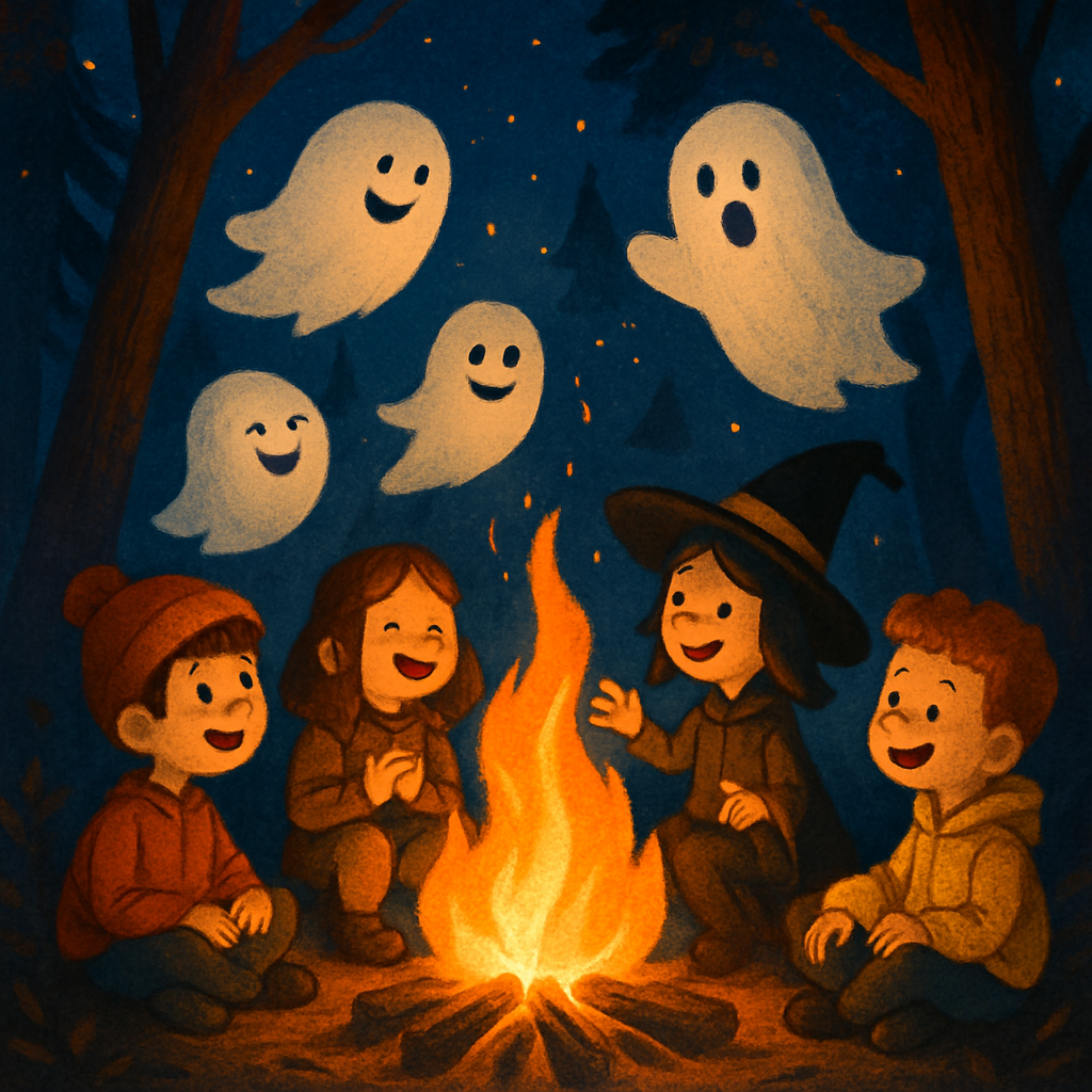 Spook-tacular Bonfire painting number kit