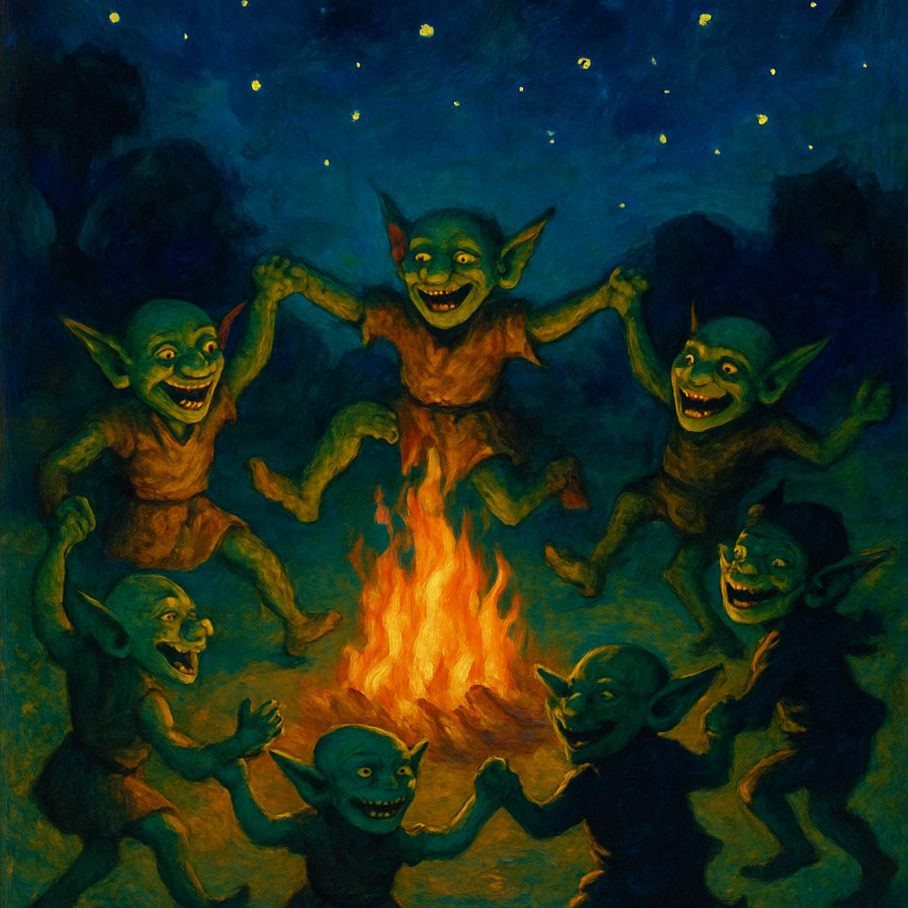 Goblins Dance At Dusk Painting by numbers kit