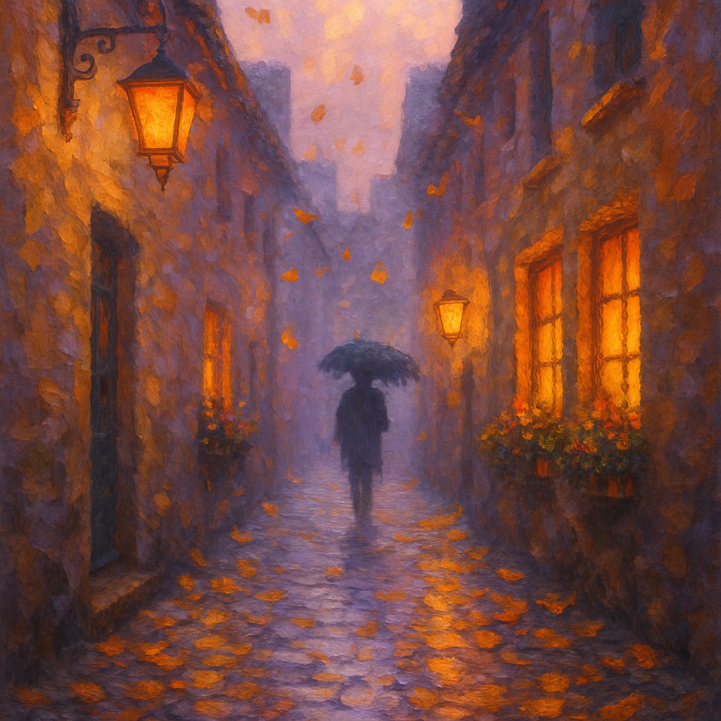 Lantern Alley Painted Retreat paint by number