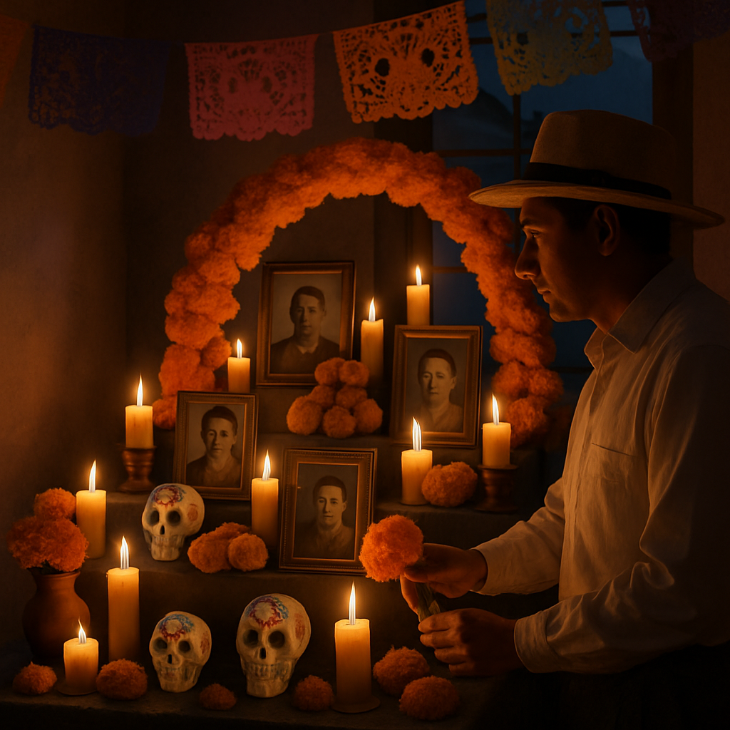 Day Of The Dead Family Altar DIY paint by numbers