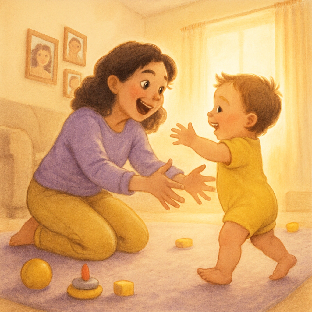 First Steps Celebration With Mom Number painting