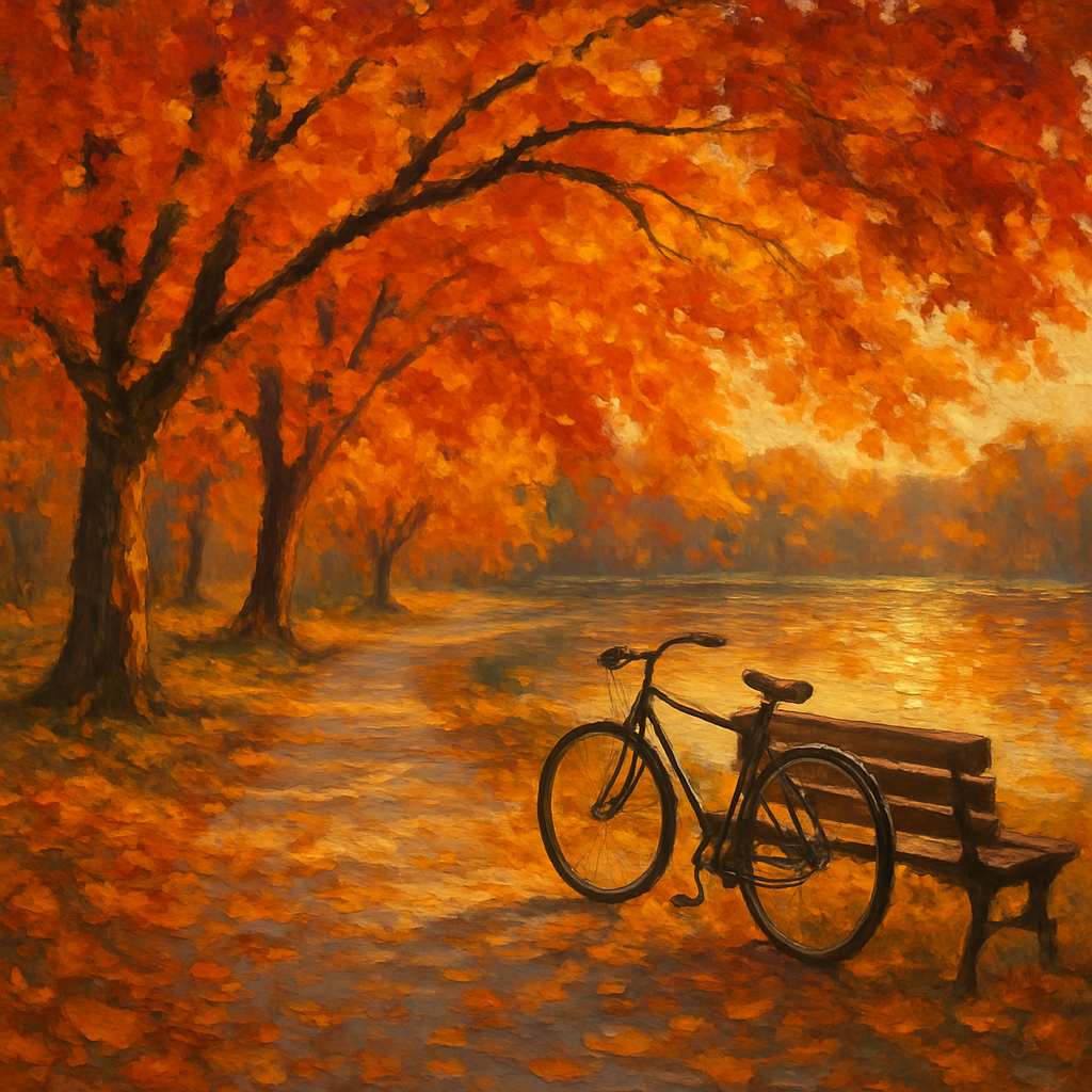Autumn Ember Canopy Painting by numbers kit