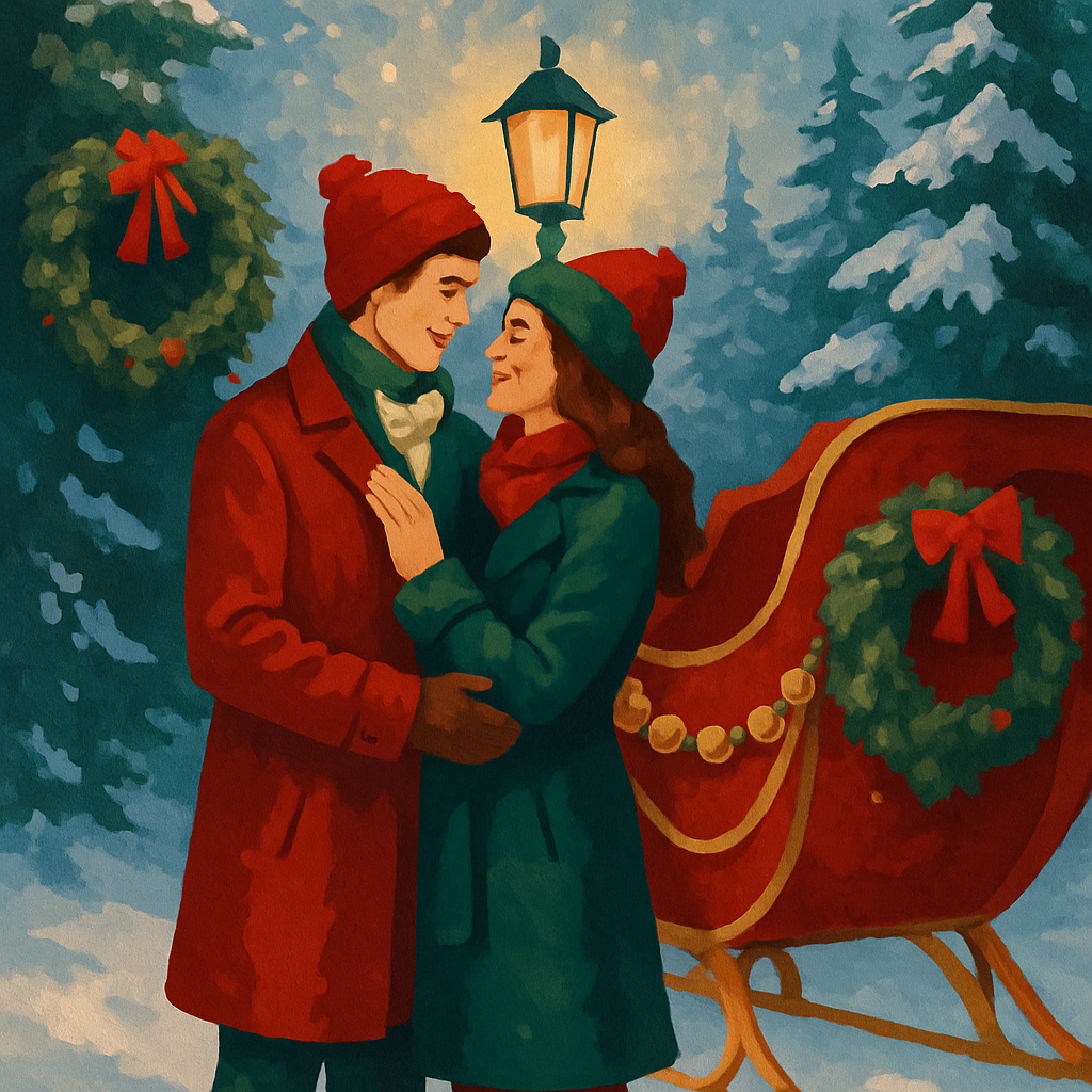 Sleighside Embrace Painting by numbers kit